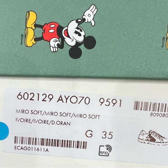 Authentic Gucci Disney G35 trainers - Picture 6 of 6
